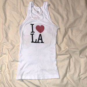 “I ❤️ LA” tank top. Size Small.